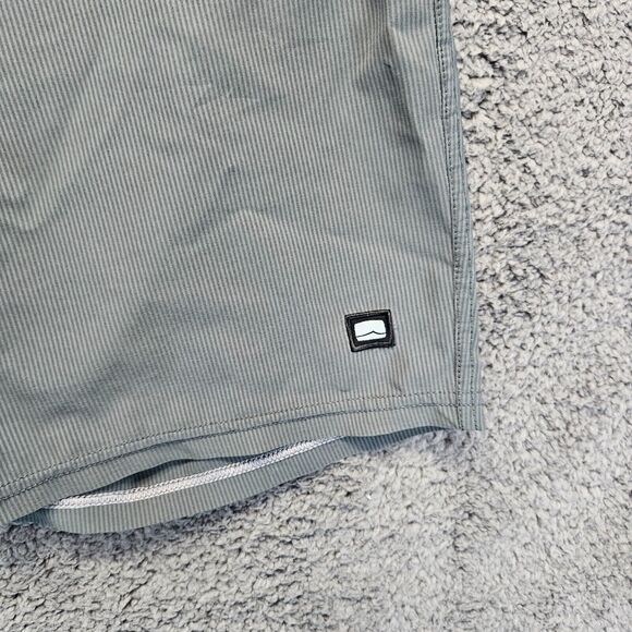 Cova Shorts Mens Size 30 Gray Casual Chino‎ Flat Front - Picture 2 of 9